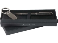 Подарочный набор Rhombe: USB-флешка на 16 Гб, ручка шариковая, Christian Lacroix, ручка- латунь, флешка- цинковый сплав