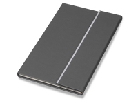 Блокнот А5 «Magnetic», серый, искусственная кожа/металл