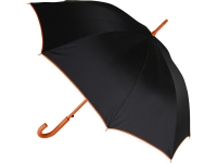 Зонт-трость «Гилфорт», черный/оранжевый