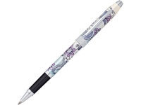 Ручка-роллер «Botanica», Cross, латунь, покрытая перламутровым лаком с декором. Отделка и детали дизайна — хром