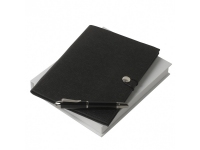 Подарочный набор Souvenir: папка A5, ручка роллер, Nina Ricci, папка- полиуретан, ручка- латунь, хромирование