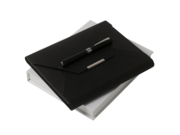 Подарочный набор Dune: папка A5, ручка роллер, Nina Ricci, папка- полиуретан, ручка- латунь, лак
