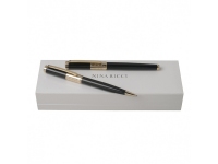 Подарочный набор Eclat: ручка шариковая, ручка роллер, Nina Ricci, латунь, лак