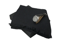 Подарочный набор Celso: шарф, хроногаф, Ungaro, шарф- 100% шерть, часы- корпус- сплав цинка, крепление- натуральняа кожа