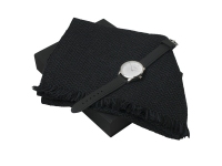 Подарочный набор Celso: шарф, часы наручные мужские, Ungaro, шарф- 100% шерть, часы- корпус- сплав цинка, крепление- резина
