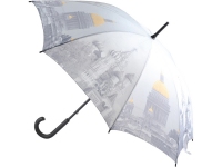 Зонт-трость «Москва-Санкт-Петербург», серый