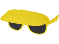 Очки солнцезащитные с козырьком «Miami», желтый/черный