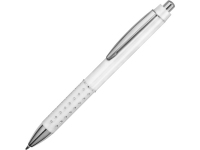 Ручка пластиковая шариковая «Bling», белый/серебристый