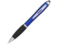 Ручка-стилус шариковая «Nash», ярко-синий/черный/серебристый