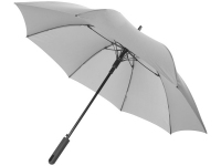 Зонт-трость «Noon», серый/черный, эпонж полиэстер