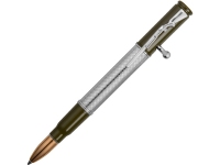 Ручка шариковая Professional «Дробовик», KIT Accessories, родированное серебро 925-й пробы, сталь, латунь
