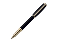 Ручка-роллер «Elysee», S.T. Dupont, ювелирная латунь, позолота, черный китайский лак