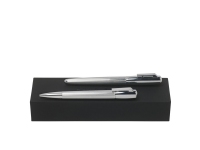 Подарочный набор: ручка шариковая, ручка-роллер, HUGO BOSS, латунь/хром