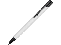 Ручка металлическая шариковая «Crepa», белый/черный, металл