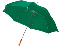Зонт-трость «Karl», зеленый, полиэстер, металл, дерево