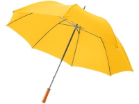 Зонт-трость «Karl», желтый, полиэстер, металл, дерево