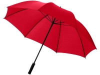 Зонт-трость «Yfke», красный/черный, полиэстер, стекловолокно, ЭВА