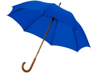 Зонт-трость «Jova», ярко-синий, полиэстер, дерево