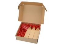 Подарочный набор «Tea Trio Superior» с тремя видами чая, красный, коробка- картон, кружка- керамика
