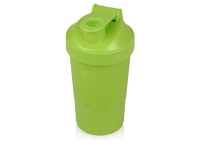 Шейкер для спортивного питания «Level Up», зеленое яблоко, шейкер - PP пластик, шарик- нержавеющая сталь