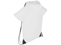 Рюкзак в виде футболки болельщика, белый, полиэстер 210D