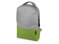 Рюкзак «Fiji» с отделением для ноутбука, серый/зеленое яблоко, полиэстер