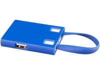 USB Hub и кабели 3 в 1, синий/белый, пластик