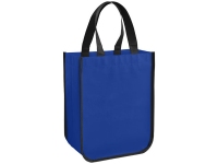 Ламинированная сумка для покупок, малая, 80 г/м2, ярко-синий, ламинированный нетканый полипропилен 80г