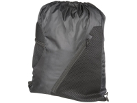 Спортивный рюкзак из сетки на молнии, черный, полиэстер 210D