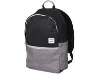Рюкзак «Oliver» для ноутбука 15", серый/черный, полимешковина 600D