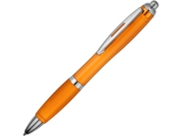 Ручка пластиковая шариковая «Nash», оранжевый/серебристый, АБС пластик