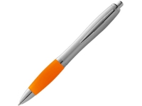 Ручка пластиковая шариковая «Nash», оранжевый/серебристый, АБС пластик