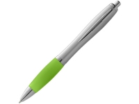 Ручка пластиковая шариковая «Nash», лайм/серебристый, АБС пластик