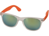 Очки солнцезащитные «Sun Ray» зеркальные, оранжевый, ПК-пластик