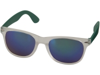 Очки солнцезащитные «Sun Ray» зеркальные, зеленый, ПК-пластик