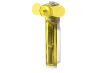 Карманный водяной вентилятор «Fiji», желтый, ПС, ПП пластик