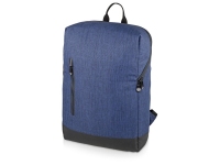 Рюкзак «Bronn» с отделением для ноутбука 15.6", синий меланж, полиуретан, меланжевая ткань