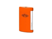 Зажигалка «Minijet New», S.T. Dupont, кораллово-оранжевый лак, хром