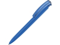 Ручка пластиковая шариковая трехгранная «Trinity K transparent Gum» soft-touch, синий, пластик с покрытием soft-touch