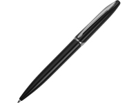 Ручка пластиковая шариковая «Империал», черный глянцевый/серебристый, пластик
