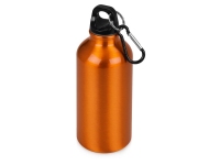 Бутылка «Oregon» с карабином, оранжевый/черный, алюминий
