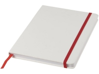 Блокнот А5 «Spectrum», белый/красный, ПВХ покрытый картоном