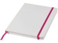 Блокнот А5 «Spectrum», белый/розовый, ПВХ покрытый картоном