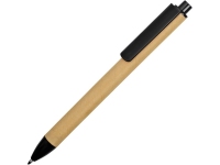 Ручка картонная шариковая «Эко 2.0», бежевый/черный, картон/пластик