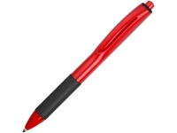 Ручка пластиковая шариковая «Band», красный/черный, пластик/резина