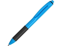 Ручка пластиковая шариковая «Band», голубой/черный, пластик/резина
