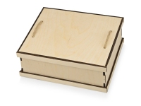 Подарочная деревянная коробка «Invio», бесцветный, 29,4 х 24,4 х 11,2 см, березовая фанера толщиной 6 мм
