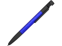 Ручка-стилус металлическая шариковая «Multy», синий/черный, металл