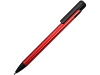 Ручка металлическая шариковая «Loop», красный/черный, металл