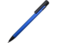 Ручка металлическая шариковая «Loop», синий/черный, металл
